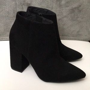 H&M Chic Suede Black Booties